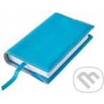 Kožený obal na knihu modrý – Zboží Dáma