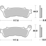 Sada brzdových destiček, vždy 4 kusy v sadě BREMBO 07HO57SA | Zboží Auto