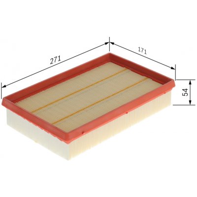 Vzduchový filtr BOSCH 1 457 433 152 (1457433152) – Hledejceny.cz
