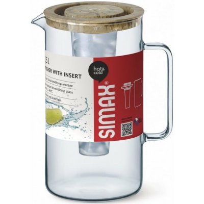 SIMAX VELKOKAPACITNÝ DŽBÁN 2,5L HNĚDÝ – Zboží Mobilmania