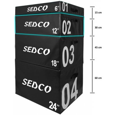 SEDCO CrossFit PLYOSOFT box 90x75x30 cm – Zboží Dáma