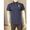 Jezdecké triko, košile a polokošile Cavalleria Toscana Pánské polo triko Fise tm.modrá
