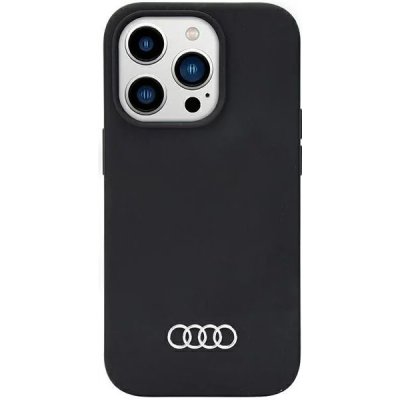 Pouzdro Audi Silicone Case iPhone 14 Pro Max černé