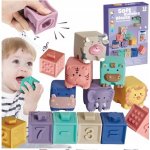 WOOPIE měkké kostky zvířátka 12 ks – Zboží Živě