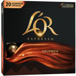 L´OR Espresso Colombia Andes 20 hliníkových kapslí kompatibilních s kávovary Nespresso