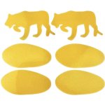 Shaman racing samolepky reflexní ShamanRacing set lvice 6 ks žluté – Zboží Mobilmania