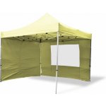 Garthen 6353 Zahradní párty stan nůžkový PROFI 3x3 m champagne + 4 boční stěny – Hledejceny.cz