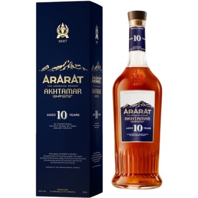 Ararat 10Y Akhatamar 40% 0,7 l (dárkové balení 2 sklenice) – Zboží Dáma