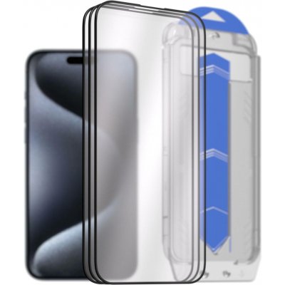AlzaGuard 2.5D Glass EasyFit DustFree pro iPhone 15 Pro AGD-EFD10P3 – Sleviste.cz