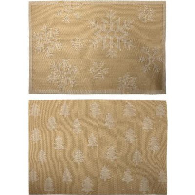 HIT Vánoční prostírání zlaté 30x45cm – Zbozi.Blesk.cz