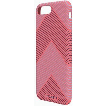 Pouzdro CYGNETT iPhone 8 Chevron Stripe Case in červené