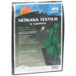 Neotex netkaná textilie výsek 45 g/m² okurky 0,8 x 10 m černá – Zboží Dáma