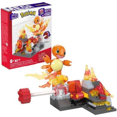 Mega Construx Pokémon Charmanderův ohnivý útok – Zboží Mobilmania