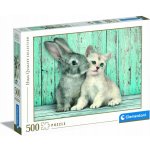 Clementoni Kočka a králík 35004 500 dílků – Zboží Dáma