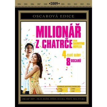 MILIONÁŘ Z CHATRČE DVD