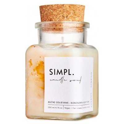 Soaphoria Simple. Candle soul eko Citrus a Ginkgo 200 ml – Zboží Mobilmania