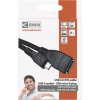 usb kabel Emos SM7053 USB 2.0 A/F - micro B/M OTG, 15cm, černý