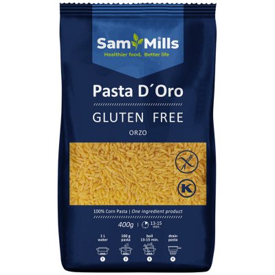 Sam Mills ORZO Bezlepková těstovinová rýže 400 g – Zboží Dáma