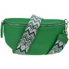 Kabelka NovaKabelka.cz Reni Grande Verde s přídavným popruhem VII kožená italská crossbody kabelka zelená