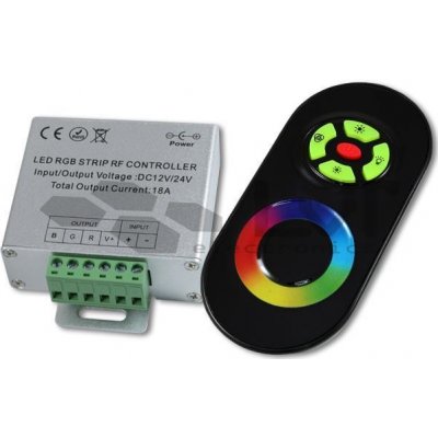 LED21 RGB kontroler pro LED pásky 18A 216W, dotykové dálkové RF ovládání —  Heureka.cz