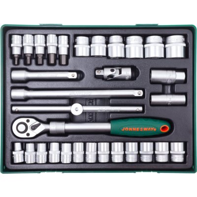 JONNESWAY S04H4131SP 1/2", 10 - 32 mm, 31 kusů – Sleviste.cz