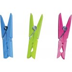 MSV barevné kolíčky na prádlo 24 ks plast 7 cm 100111 – Zboží Dáma