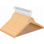 Songmics Camryn set 20 ks dřevěná přírodní – Zboží Dáma