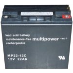 Multipower MP22-12C 12V 22Ah – Zboží Živě