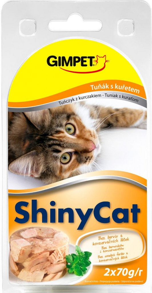 ShinyCat tuňák kuřecí 2 x 70 g