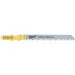 MILWAUKEE Plátky pro hladké řezy bez třísek do přímočaré pily 75 x 4 mm T 101 D 5 ks 4932274351 – Sleviste.cz