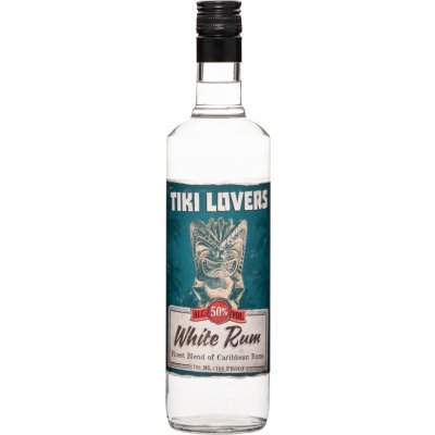 Tiki Lovers White Rum 50% 0,7l (holá láhev)