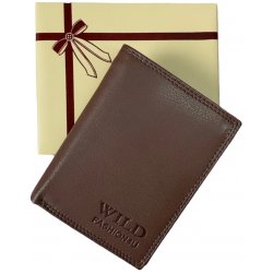 Pánská kožená peněženka Wild Fashion4u brown