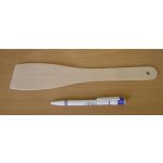 Obracečka dřevěná 30cm, mírně zkosená – Zboží Mobilmania