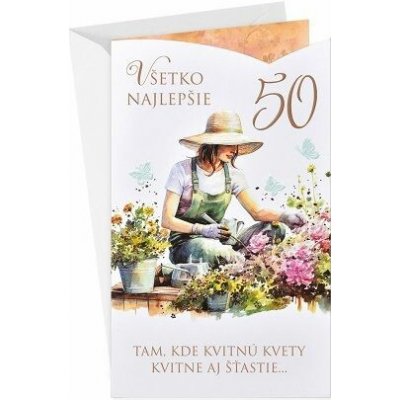 ARGUS Přání k 50.narozeninám 15-6587c50 – Sleviste.cz