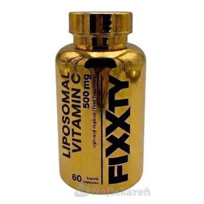 FIXXTY Liposomal Vitamin C 500 mg 60 kapslí – Hledejceny.cz