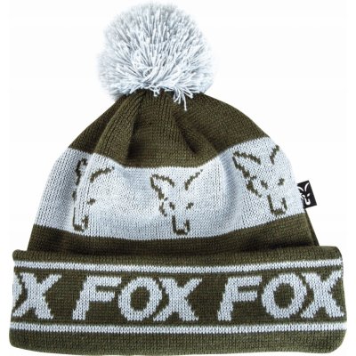 Fox Čepice Lined Bobble Hat Green/Silver – Zboží Mobilmania