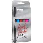 Brush Pen Pentel Sada kaligrafických tužek 6 kusů – Zbozi.Blesk.cz