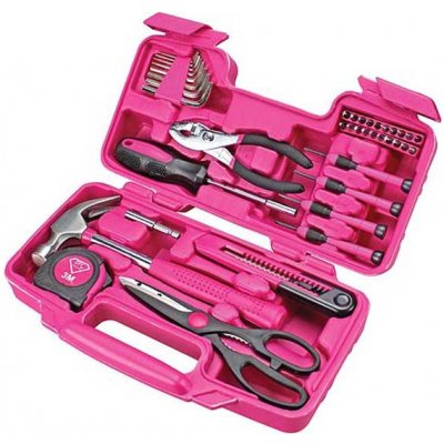 Strend Pro nářadí pro ženy - růžová sada Lady 39 dílů TR233304 – Hledejceny.cz
