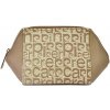 Kosmetická taška Pierre Cardin MS87 61464 Dámská Kosmetická Taštička Bežová Střední s Zlatými Kováními
