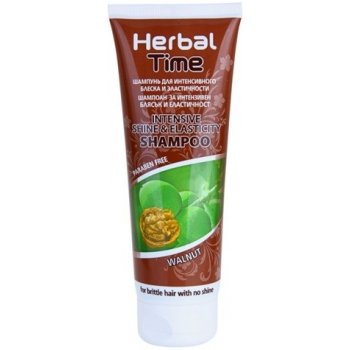 Herbal Time šampon pro intenzivní lesk a pružnost s ořechovym extraktem 250 ml