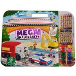 Jiri Models Mega omalovánkový set Doprava s voskovkami a barvičkami – Hledejceny.cz