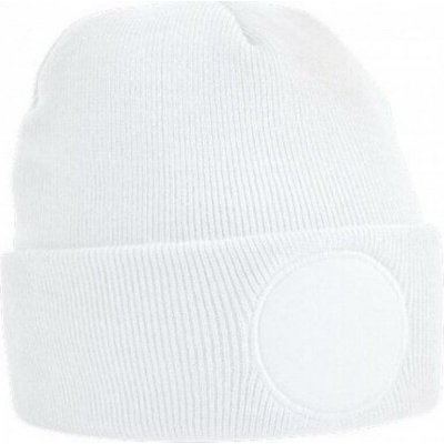 Beechfield beanie z akrylu s kruhovou plochou pro potisk či výšivku Bílá CB446 – Hledejceny.cz