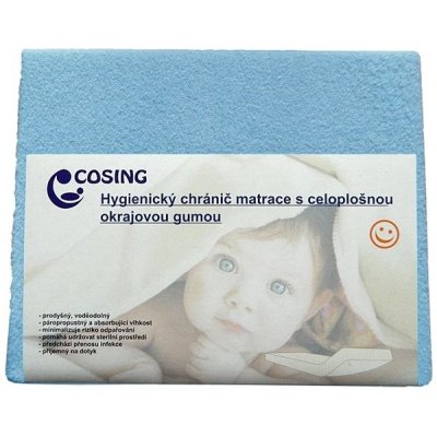 Cosing Prostěradlo s membránou / Hygienický chránič matrace Modré 60x120