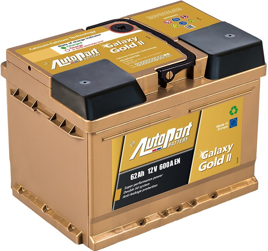 AutoPart Galaxy Gold II 12V 62Ah 600A