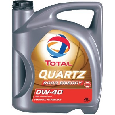 Total Quartz 9000 Energy 0W-40 1 l – Zboží Mobilmania