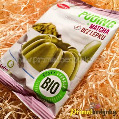 Amylon Bio puding Matcha ananas bez lepku 40 g – Zbozi.Blesk.cz