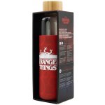 Stor Skleněná láhev se silikonovým povrchem STRANGER THINGS 585 ml – Zboží Mobilmania
