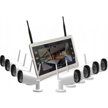 RGB.vision RGB-WBK820-D1/JWT 8CH IP 11" LCD kamerový bezdrátový set - NVR wifi kit + 8x IP 1080p wifi kamery sada