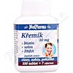 MedPharma Křemík 30 mg + Biotin + Paba 107 tablet – Hledejceny.cz