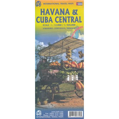 plán Havana 1:12 t. Cuba Central 1:420 t. ITM